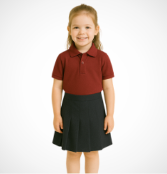 Classic School Uniforms – Poly-Cotton Blend, Plaid Patterns, Durable Button Front, Custom Badges & Embroidery, Easy-Care Fabric, Multiple Sizes, Comfortable Fit for Boys & Girls